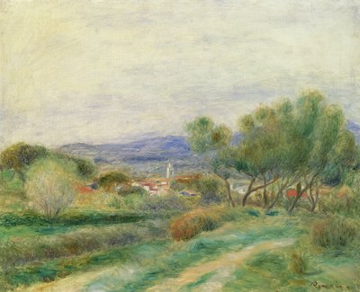 Ansicht von La Seyne, Provence, ca. 1890 von Pierre Auguste Renoir
